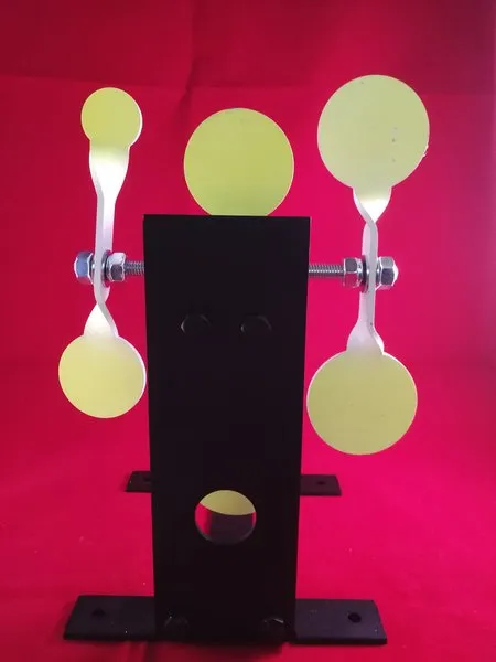 Cordless Resetting Airgun Target with Side Spinners LRG & HFT