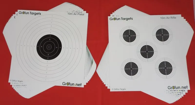 [CardPractice-200] Practice Target ISSF/NSRA 17cm x 17cm - 200 pack