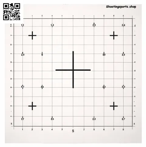 [SSSTGTV025A] Sighting in target - Paper 17cm x 17cm